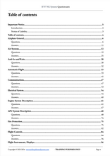 Load image into Gallery viewer, B737 Systems Questionnaire Table of Contents