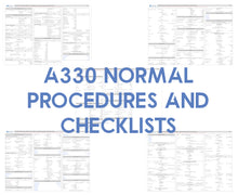 Load image into Gallery viewer, Airbus A330 - Normal Procedures and Checklists Study Notes