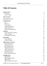 Load image into Gallery viewer, A350 Pilot Systems Table of Contents