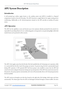 B737 Pilot Systems APU