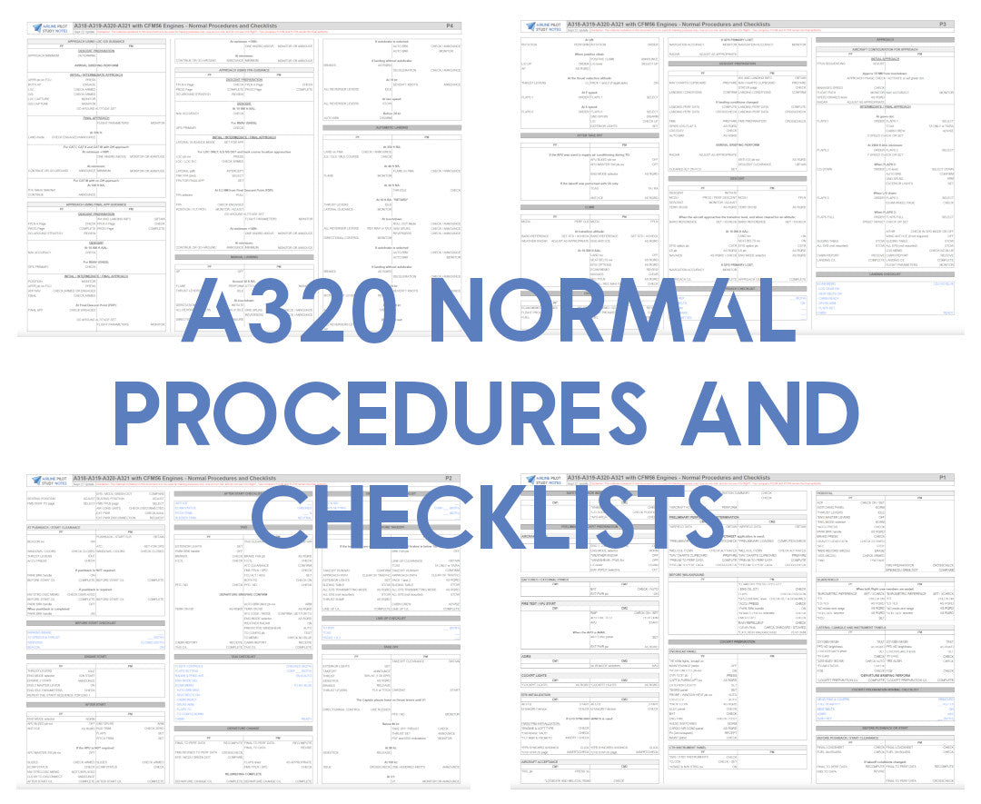 A320neo Checklist